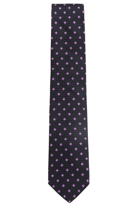 Stropdas in een jacquard van zijde