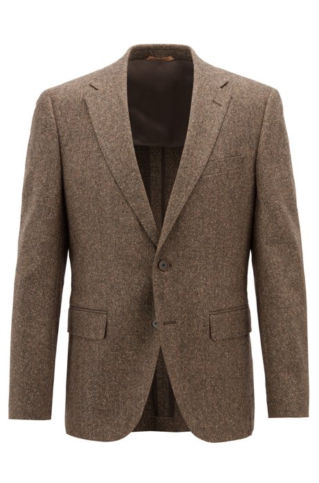 Blazer van scheerwolmix