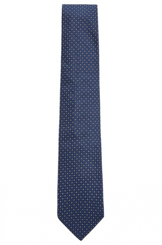 Stropdas met tweekleurig stippendessin