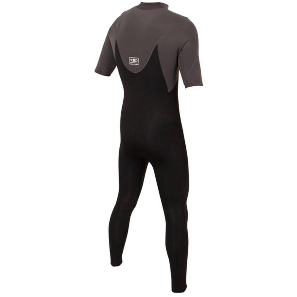 Free Flex Short Sleeve 2mm Steamer | Mens | Ocean and Earth | Chest Zip | Surfing Wetsuit