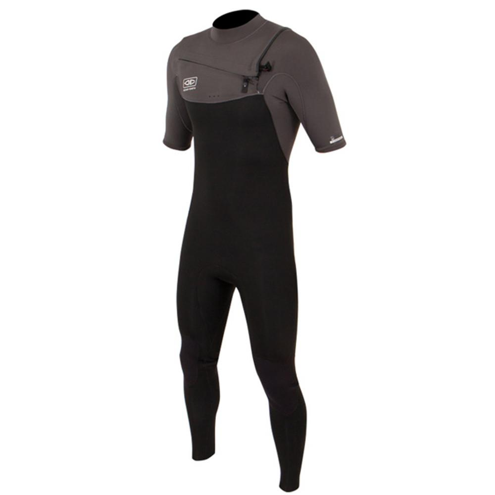 Free Flex Short Sleeve 2mm Steamer | Mens | Ocean and Earth | Chest Zip | Surfing Wetsuit