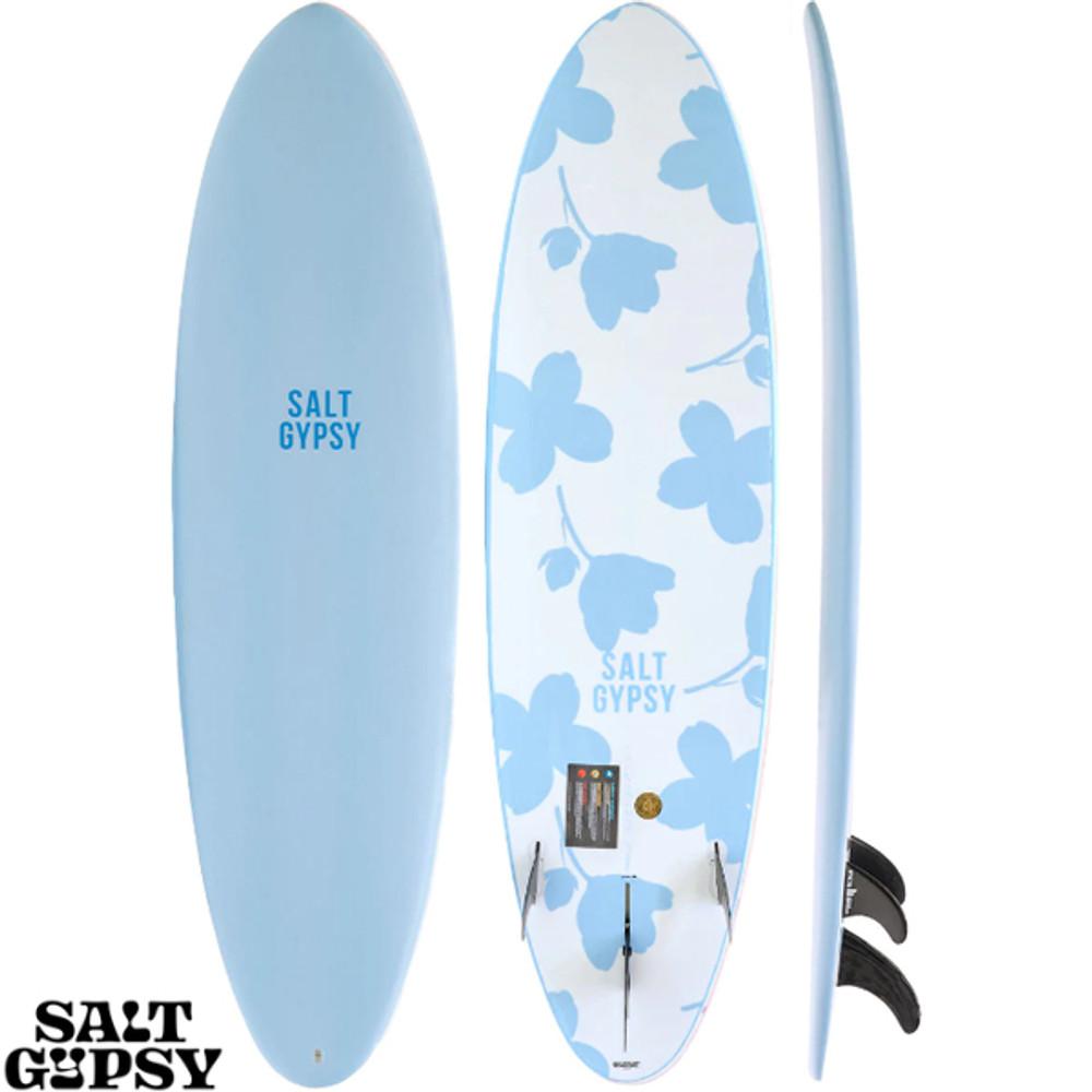 Salt Gypsy  | Mid Tide Surfboard | Epoxy Core Softboard | Mid Length Surfboards | Cruise and Style