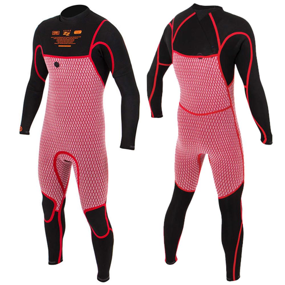 Ocean and Earth Zero Zip Steamer 3:2mm | Full Surfing Wetsuit | Mens