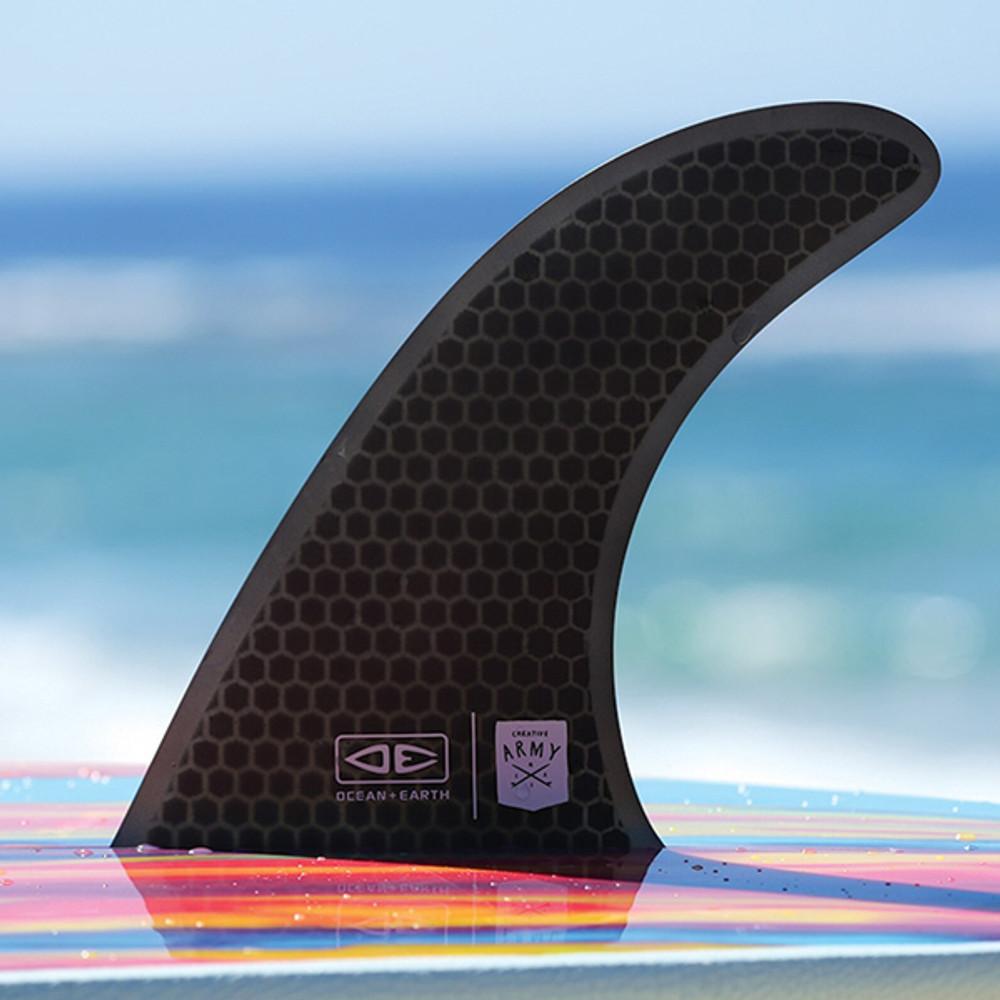 Creative Army | Single Fin | Honeycomb | Longboard Fin | Malibu Fin