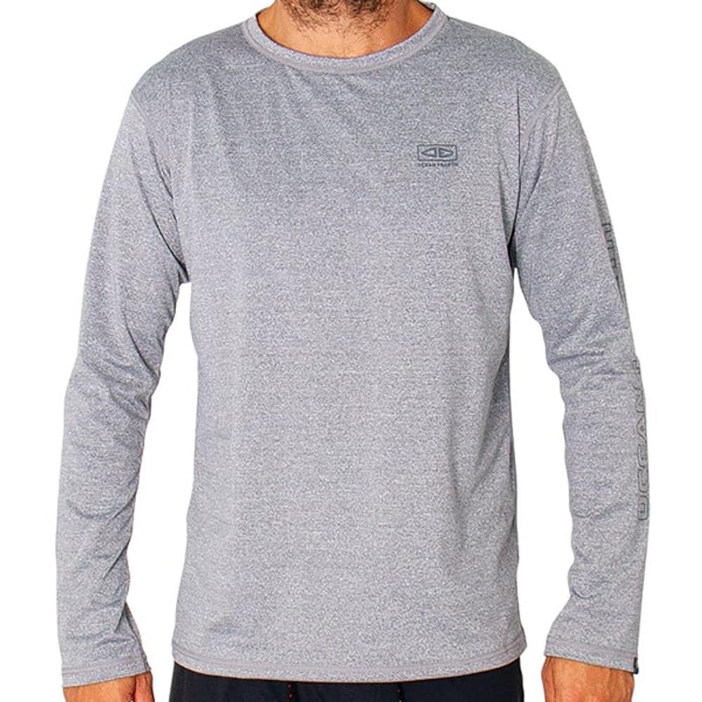 Ocean and Earth | Surf Shirt Grey | Long Sleeve | Rash Vest | Loose Fit | Beach and Water Activities