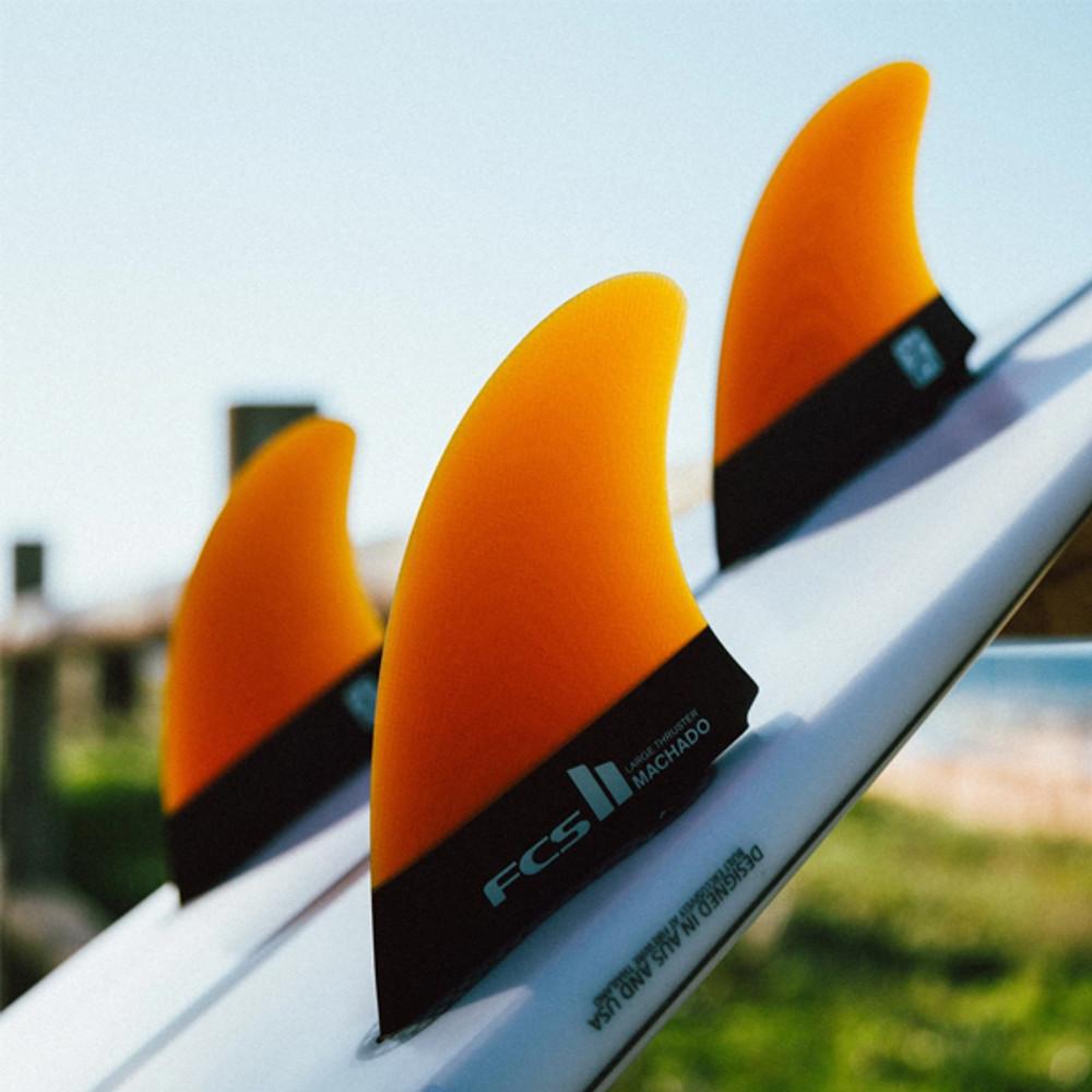Rob Machado Tri-Keel | Thruster 3 Fin Set | FCSII | Speed Control Release | Fin Choice for Fish, Fun and Hybrid