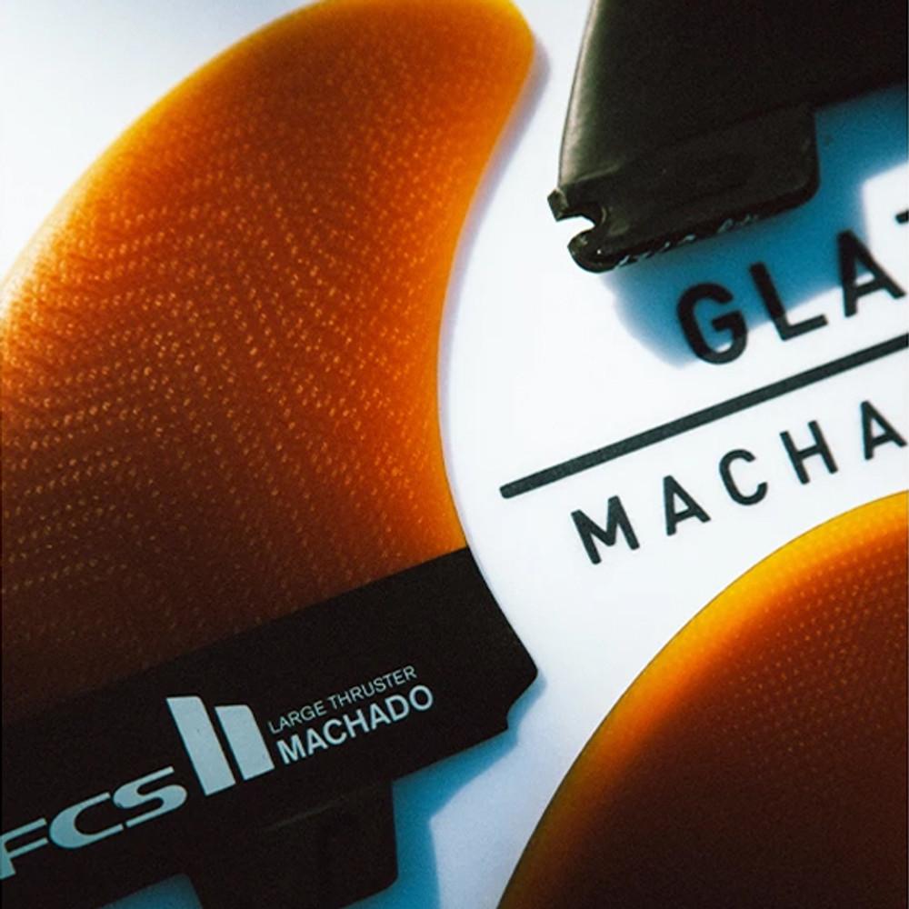 Rob Machado Tri-Keel | Thruster 3 Fin Set | FCSII | Speed Control Release | Fin Choice for Fish, Fun and Hybrid