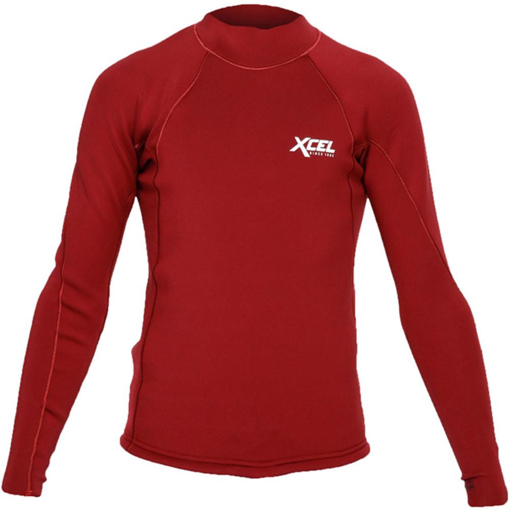 Youth Comp 1mm Surfing Jacket | Surf Top | Xcel | Chilli Pepper | Kids Wetsuit Top