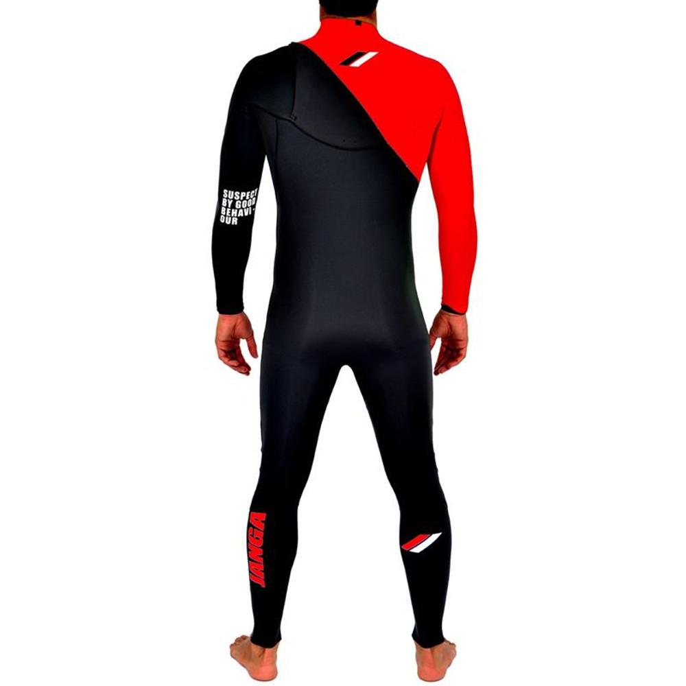 Indigent Steamer | Orange Black | SMALL  Mens | Full Surfing Wetsuit 3/3mm | JANGA in Australia | Special Release | 1 Available
