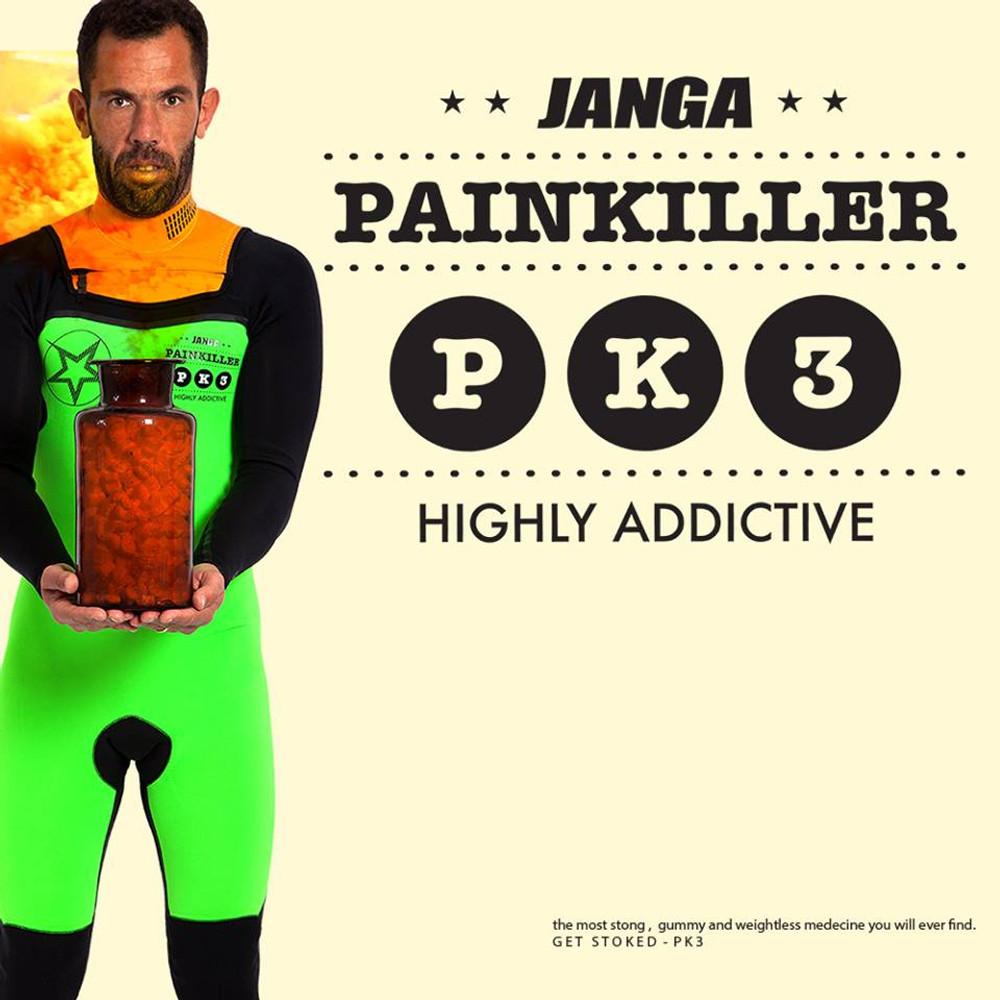 Painkiller 3 Steamer | MEDIUM Mens | Full Surfing Wetsuit 3/2mm | JANGA Australia | Special Release | 1 Available
