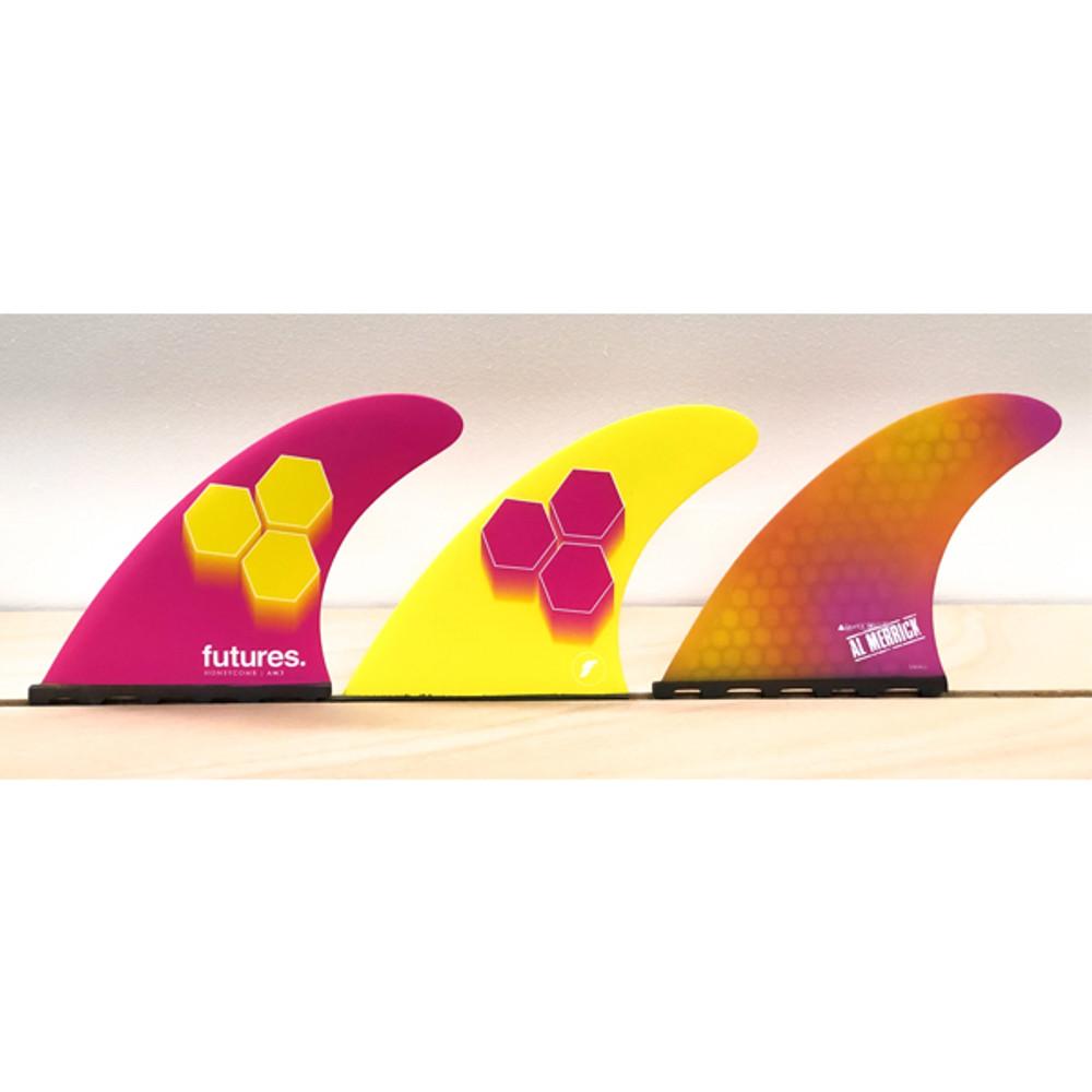 AM3 Small Thruster Fin Set | Honeycomb | Futures Fins | Lightweight Surfers - All Conditions