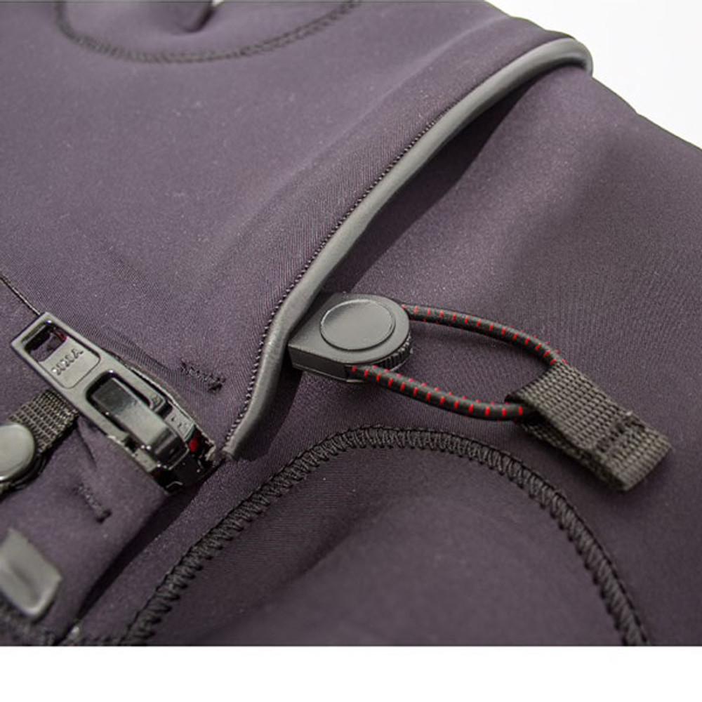 Double Black Wetsuit Steamer 3:2mm | Chest Zip | Ocean and Earth | Full Surfing Wettie